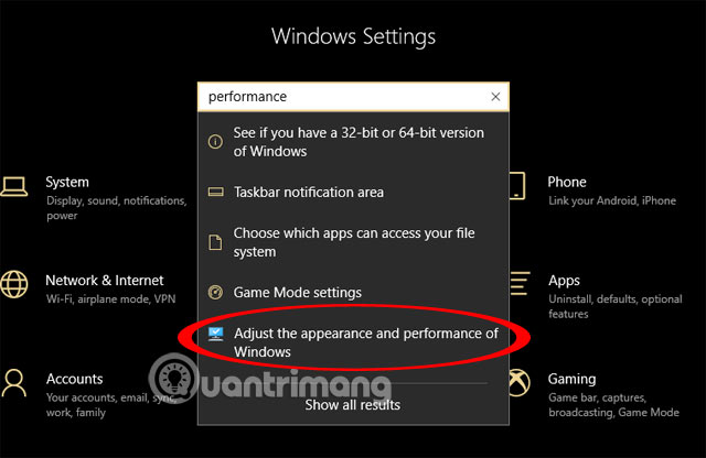 Synthesize lag and lag tips, increase performance when playing games on Windows 10 Picture 19