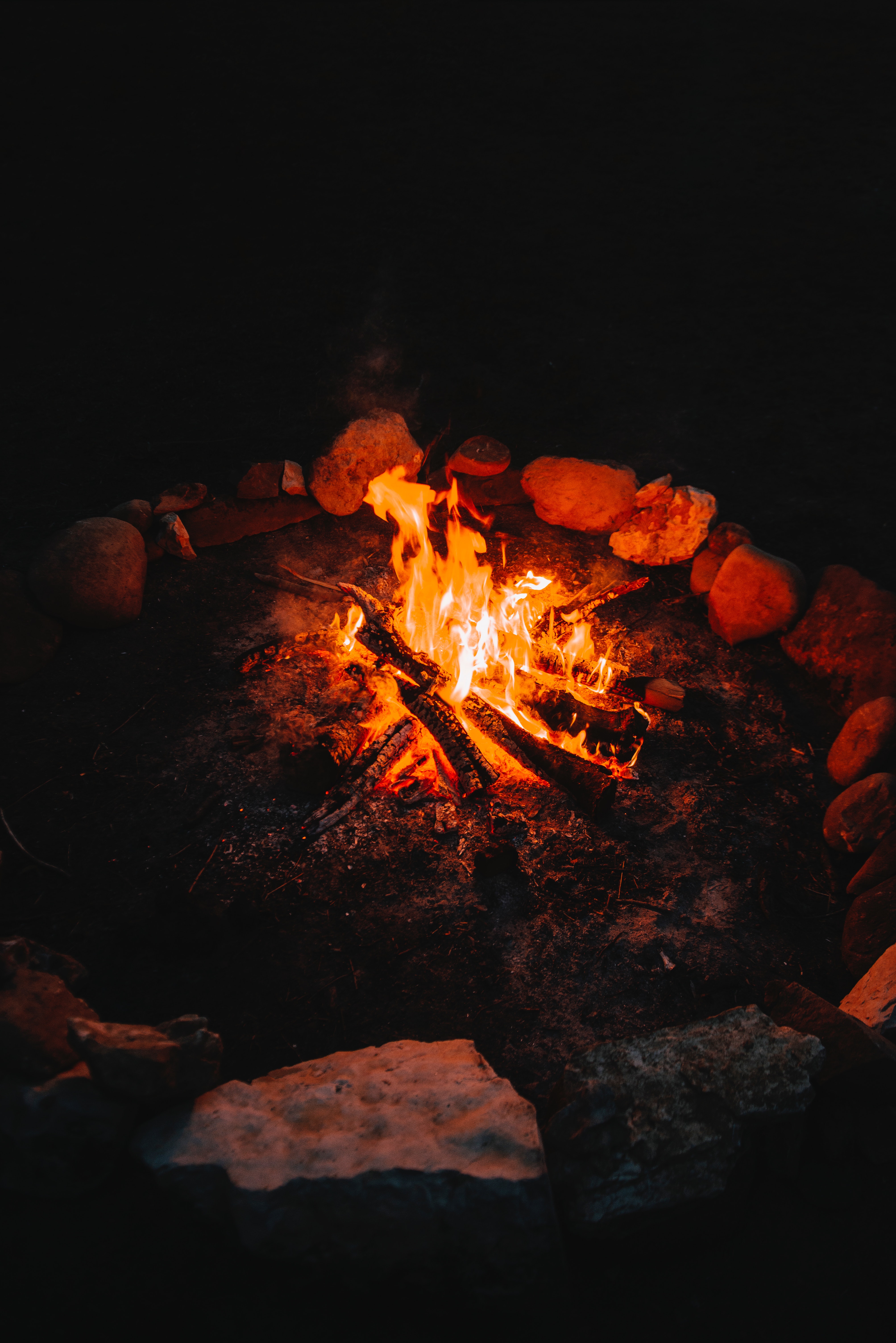 Synthetic Beautiful Fire Background Picture 5
