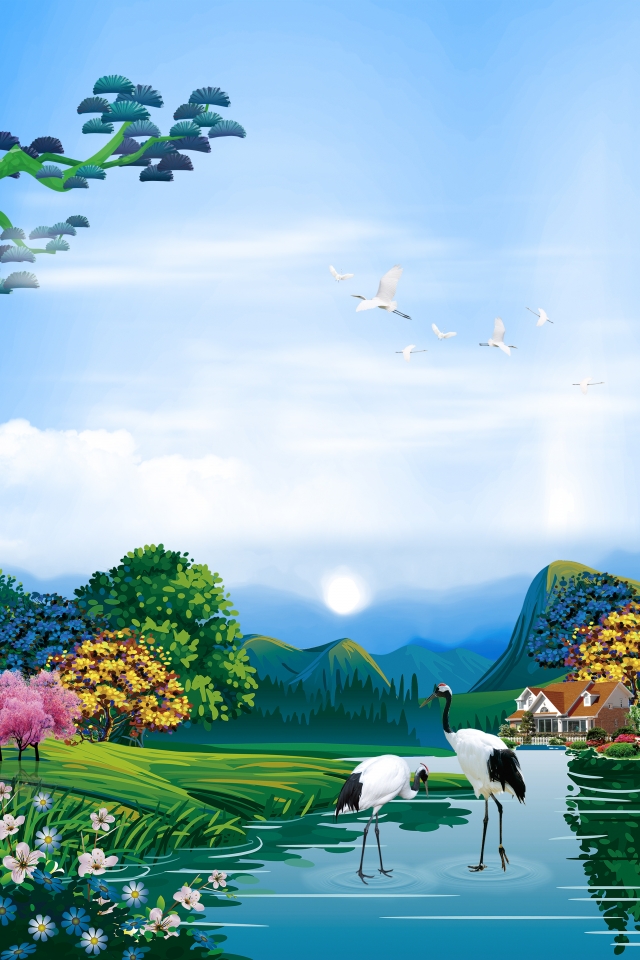 Synthetic beautiful natural Background Picture 38