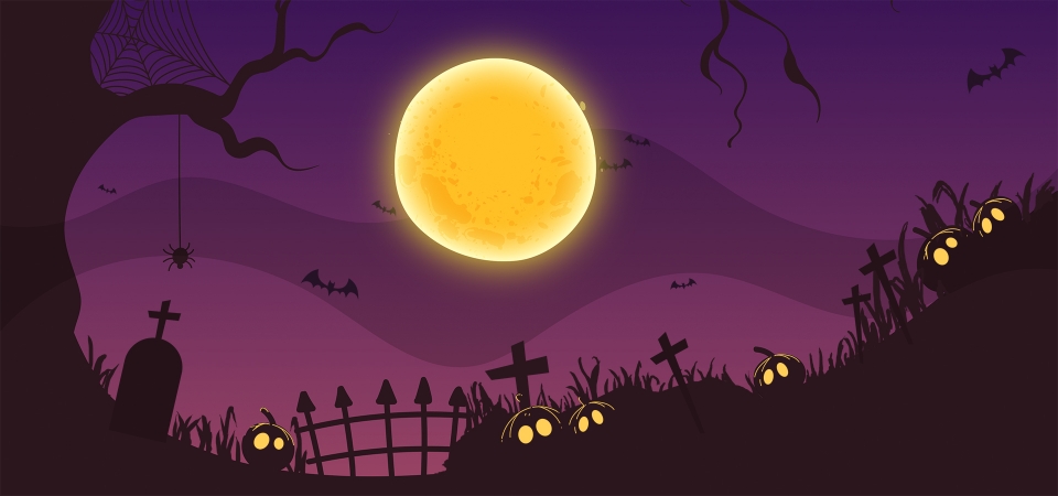 Synthetic Halloween beautiful background Picture 9
