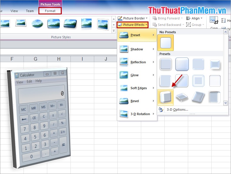 Take and edit photos with Screenshot in Excel Picture 7