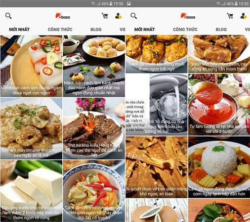 Talent cooking skillfully with the mobile app 'Eat well' Picture 1