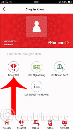 Techcombank's guide to using F @ st Mobile Picture 8