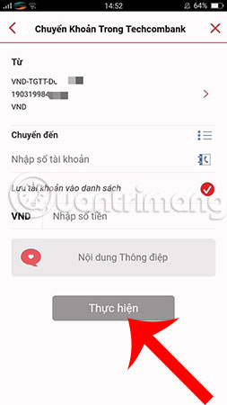 Techcombank's guide to using F @ st Mobile Picture 9