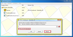 Test run safer software with Sandboxie Picture 5