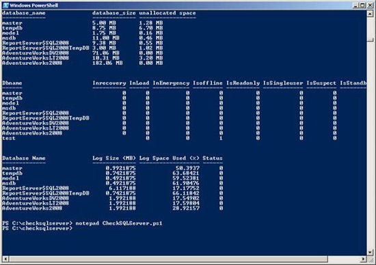 Test SQL Server with Windows PowerShell - Part 6 Picture 6