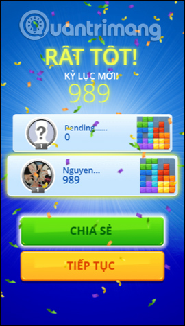 Tetris game on Messenger Picture 8