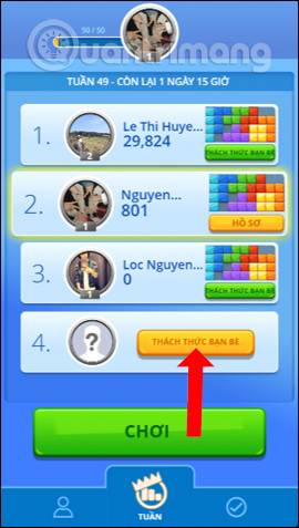 Tetris game on Messenger Picture 9