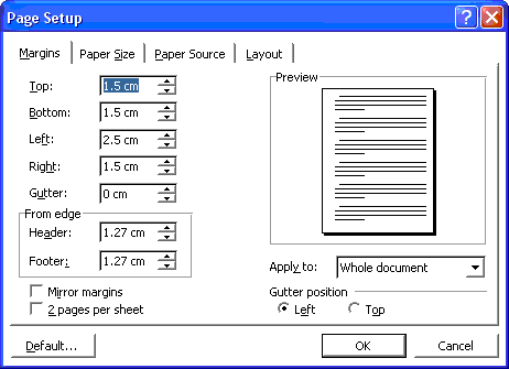 text file format change