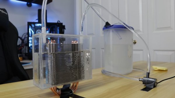 The 1-0-2 radiator combined with air and ice heat makes PC people surprised by creativity Picture 7