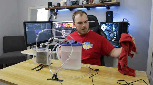 The 1-0-2 radiator combined with air and ice heat makes PC people surprised by creativity Picture 8