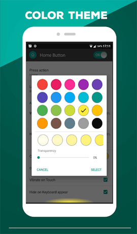 The app replaces Android physical Home button Picture 12