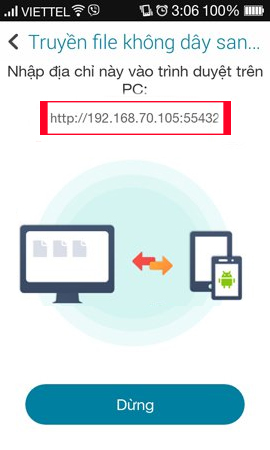 The application to transfer data via WiFi on Android professionally Picture 17