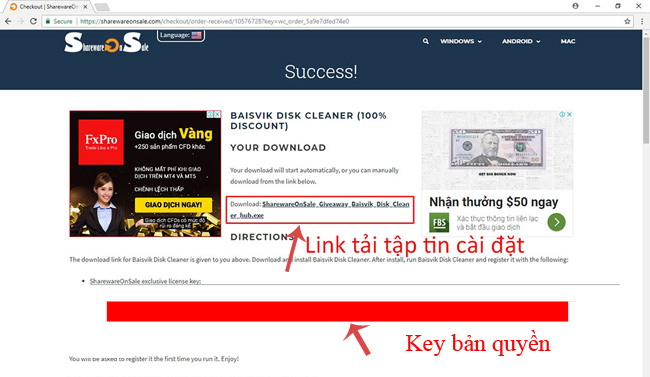 The Baisvik Disk Cleaner hard disk cleaning software is available for $ 39.95, free of charge Picture 4