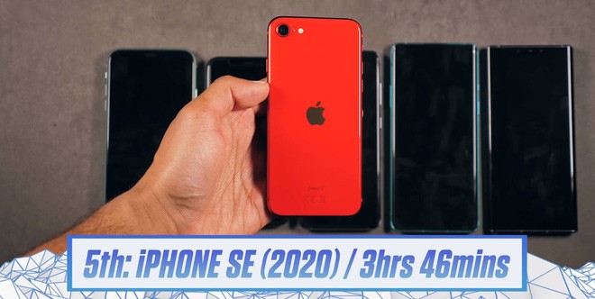 The battery test shows that the iPhone SE 2020 is a big disappointment even when you are not heavy duty Picture 3