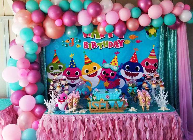 The best birthday backdrop pattern Picture 16