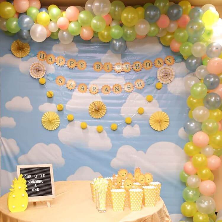 The best birthday backdrop pattern Picture 44
