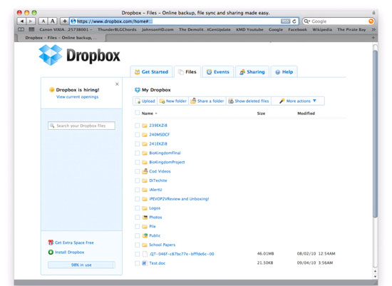 The best 'cloud storage' data storage services today Picture 2