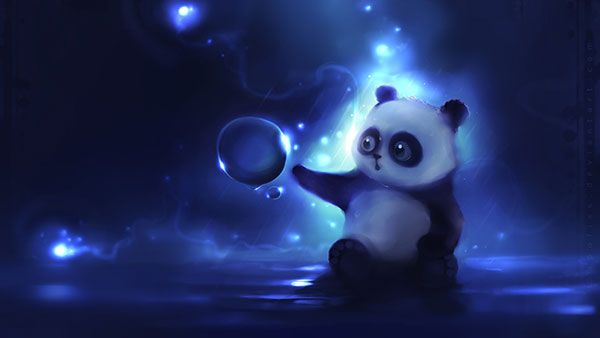 The cutest panda wallpaper set for computers Picture 8