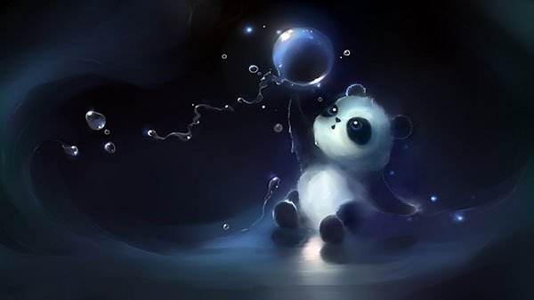 The cutest panda wallpaper set for computers Picture 9