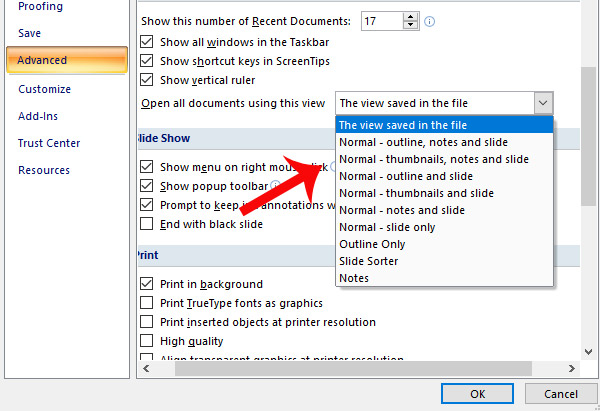 The default settings should change on Microsoft Office Picture 15