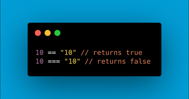The difference between the == and === operators in JavaScript Picture 1