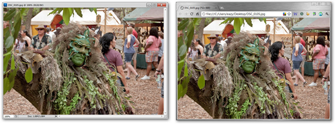The difference in the Color Profile mode of the photos Picture 10