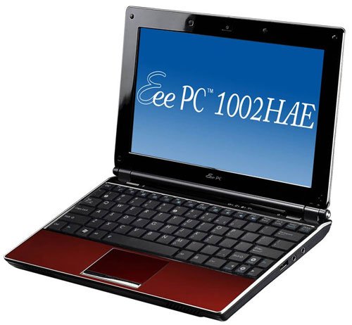 The Eee PC is brilliantly red Picture 1