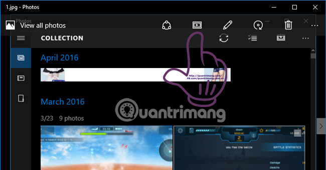 The fascinating features of Photos on Windows 10 you don't know yet Picture 9