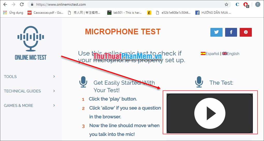 The fastest and most standard way to test a microphone Picture 4