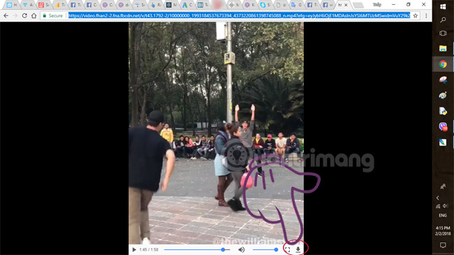 The fastest way to download Facebook videos to your computer without software Picture 9