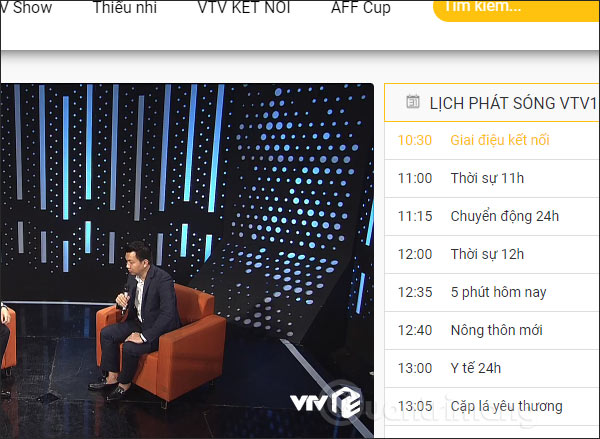 The fastest way to view VTV1, see VTV1 directly Picture 5