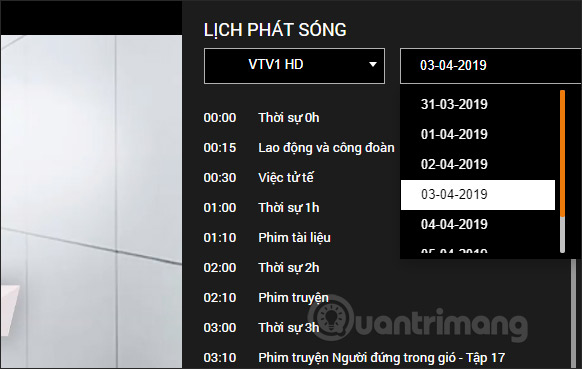 The fastest way to view VTV1, see VTV1 directly Picture 9
