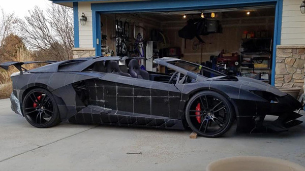 The father used 3D printing technology to drive Aventador supercar to be donated to his son Picture 6