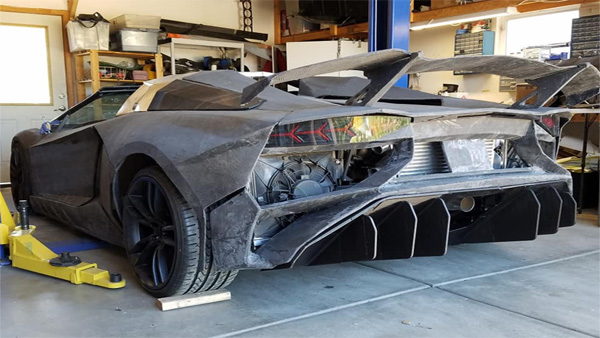 The father used 3D printing technology to drive Aventador supercar to be donated to his son Picture 8