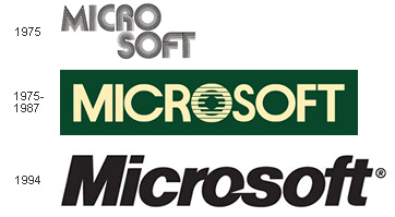The first logo of famous technology firms Picture 1