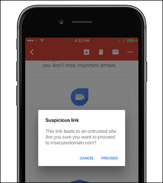 The Gmail application on the new iPhone has an extra important security feature Picture 1