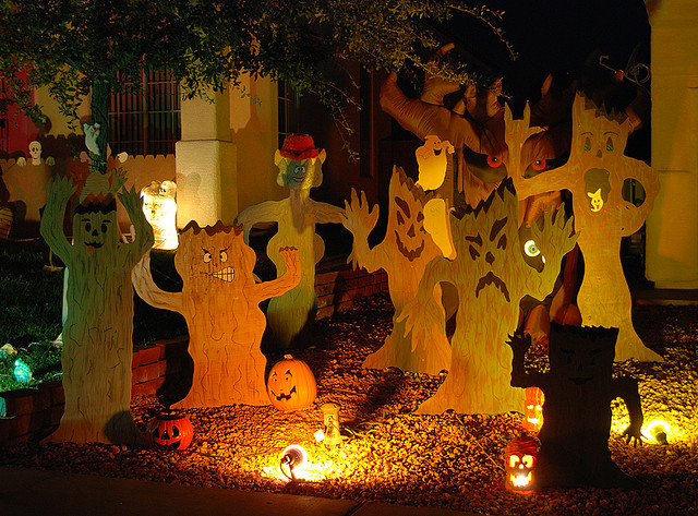 The Halloween decoration beautiful, horror, impressive Picture 21