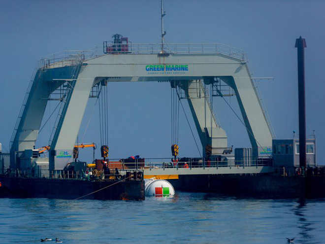 The impressive images of the data center are located at a depth of 35m on the seabed of Microsoft Picture 11
