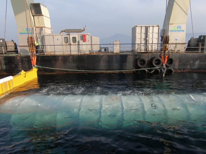 The impressive images of the data center are located at a depth of 35m on the seabed of Microsoft Picture 12