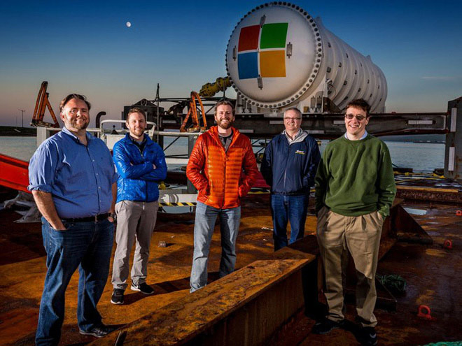 The impressive images of the data center are located at a depth of 35m on the seabed of Microsoft Picture 9