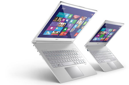 The laptop series using Windows 8 has just arrived in Vietnam Picture 7