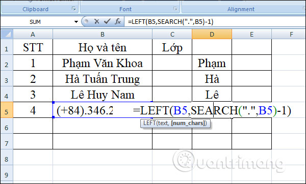 The LEFT function, how to use the left-hand string cutting function in Excel Picture 6