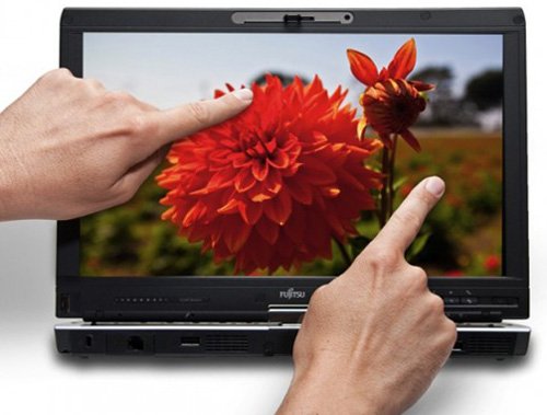 The LifeBook T5010 has a touch screen Picture 1