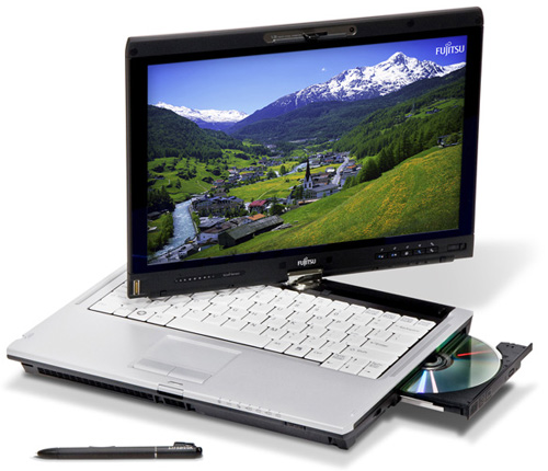 The LifeBook T5010 has a touch screen Picture 2