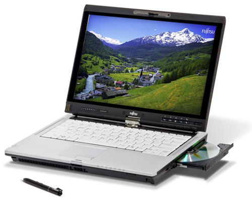 The LifeBook T5010 has a touch screen Picture 5