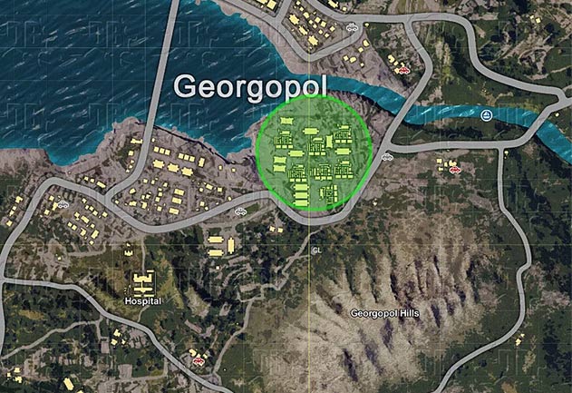 The location of the highest Flare Gun PUBG Mobile Picture 1