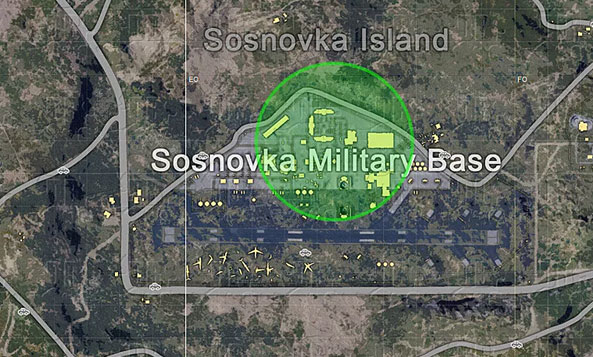 The location of the highest Flare Gun PUBG Mobile Picture 2