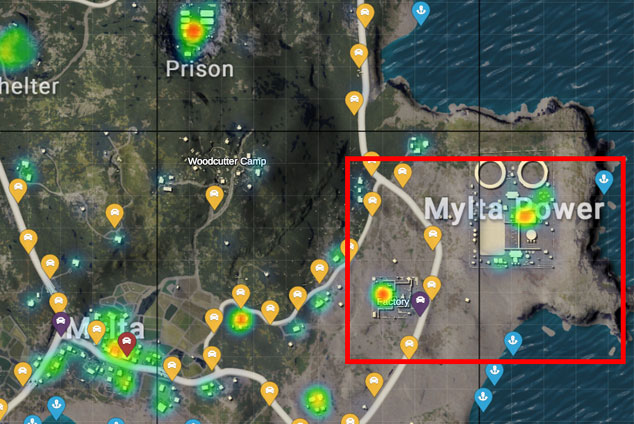 The location of the highest Flare Gun PUBG Mobile Picture 3