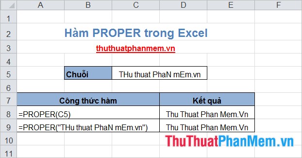 The LOWER, UPPER and PROPER case-conversion functions in Excel Picture 4